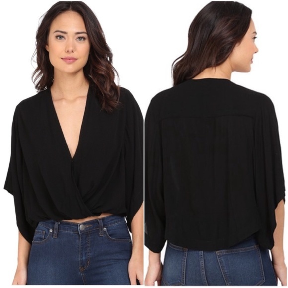 Free People Tops - Free People Sleepy Time Kimono Sleeve Crop Top